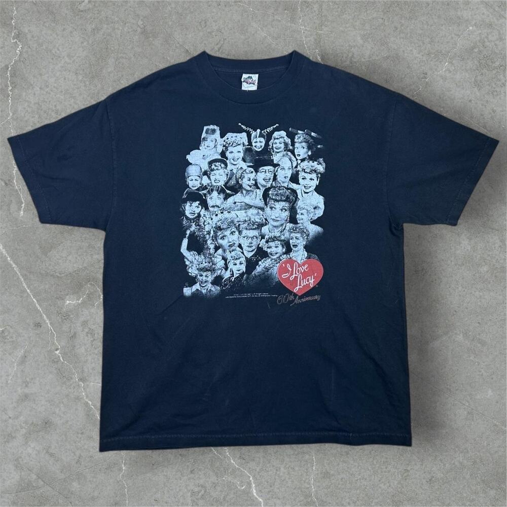 Vintage I Love Lucy 60th Anniversary Tee Large – Graphic TV Show Shirt USA Made